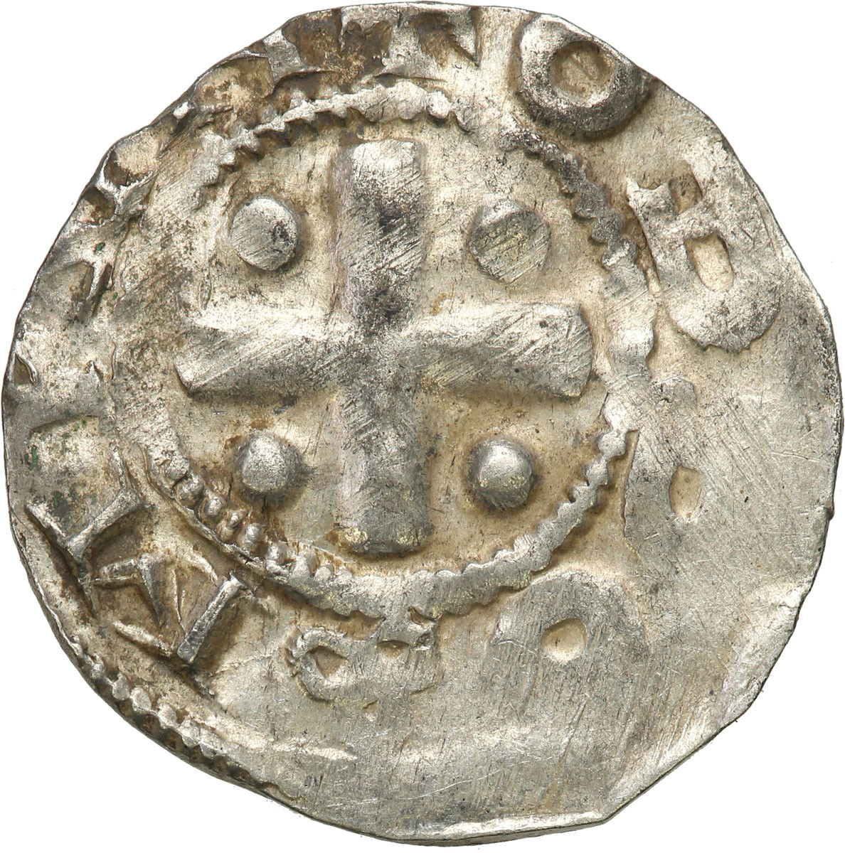 Niemcy, Dolna Lotaryngia – Kolonia. Otto III (983-1002). Denar 983-1002